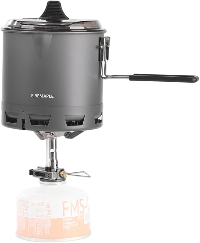 Fire-Maple Petrel Quickboil Pro Ultralight Cooking System – Compact &amp Fast-Boiling Backpacking Stove Pot Set Ideal for Hiking Solo Camping Travelling Hunting Trips | Petrel G2 Cooking Set