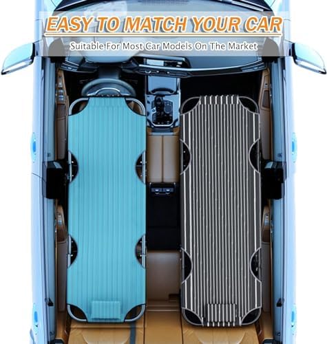 Non-Inflatable Car Mattress Folding Travel Bed for Outdoor Camping and Rear Seats of Most Vehicles Easy to Clean and Portable