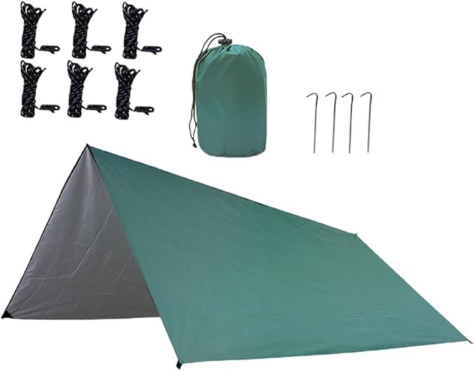 1Set Durable Outdoor Travel Tent Lightweight Canopy Tent for Camping Hiking and Backpacking for People Easy to Carry and Store for Camping