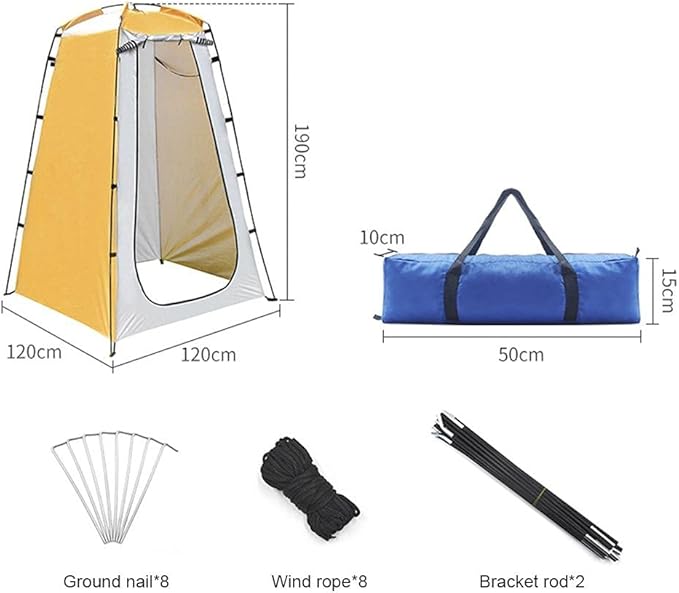 Outdoor Tent Portable Outdoor Shower Dressing Toilet Tents for Camping Beach Changing Room Shelter Canopy