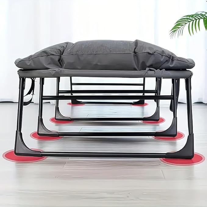 Folding Camping Cot for Adults Portable Guest Bed - Regular Compact &amp Sturdy