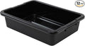 Quantum Storage Systems FSB-20155RBK Bussing Tub 20 W x 15 D x 5 H Polypropylene Black NSF