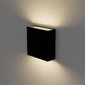 Modern LED Wall Sconce Outdoor Up Down Wall Lamp Black Aluminum Waterproof Wall Lights Exterior Light Fixtures 450LM 3000K Hallway Wall Lighting for Porch Front Door Garden Yard Patio
