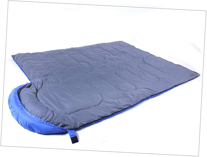 Compression with Hood for Adults Lightweight Envelope Design Drawstring for Hiking Camping Backpacking and Outdoor Activities Includes Compression Storage Bag Blue