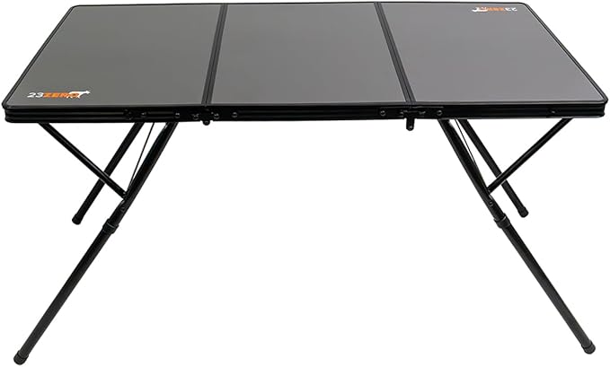 Two-Fold Camping Table - Compact Aluminum Camping Table Seats 4