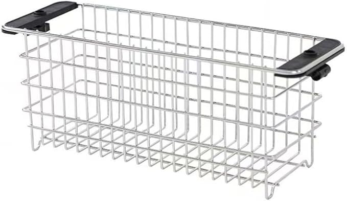 Stainless Steel Drain Basket for IGT Table 0. Unit for Durable Steel Mesh Folding Camping Table Accessory with Storage Expansion Outdoor Table Organizer(deep Basket)