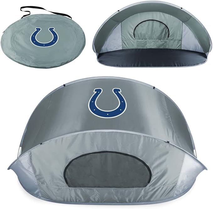 Picnic TIME NFL Manta Portable Beach Tent - Pop Up Tent - Beach Sun Shelter Pop Up