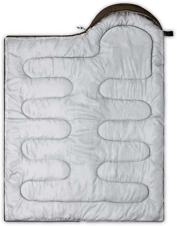 QOOMO Camping Sleeping Bags3 Season Warm &amp Cool WeatherLightweightWaterproof Sleeping Bags for Adults &amp KidsTravelingand OutdoorsCamping Gear Equipment