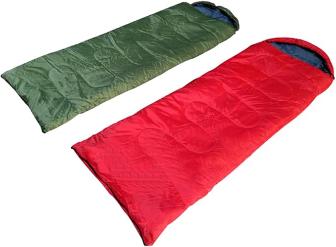Mummy with Drawstring Hood Lightweight Camping Blanket for Hiking and Outdoor Activities Olive Green Multifunctional for Travel and Home Use