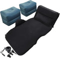 Car Inflatable Mattress Camping Inflatable Mattress Car Inflatable Backrest Portable Inflatable Mattress Outdoor Travel Inflatable Mattress (Black)
