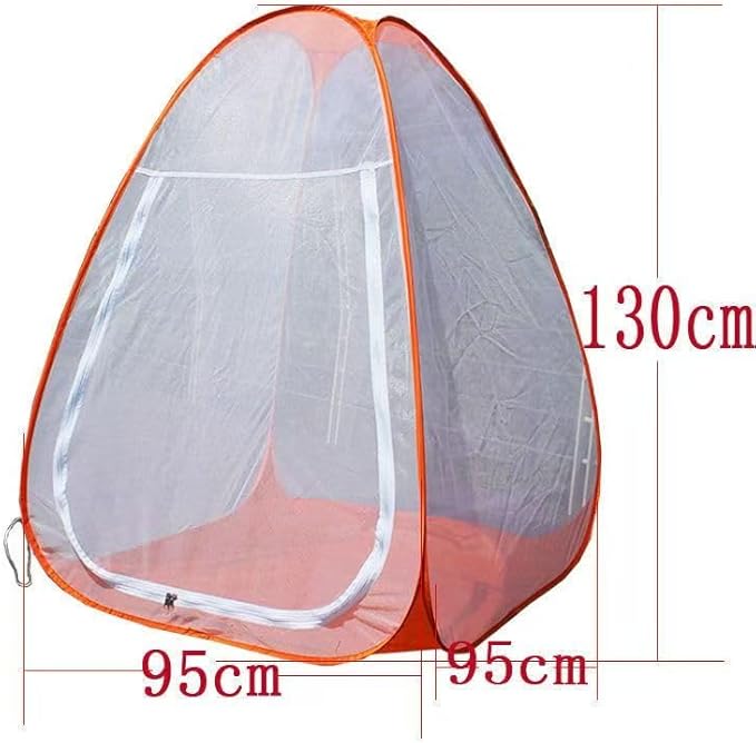 Buddhist Meditation Tent Single Net Tent Temples Sit-in Free-Standing Shelter Cabana Quick Folding Outdoor Camping Tent