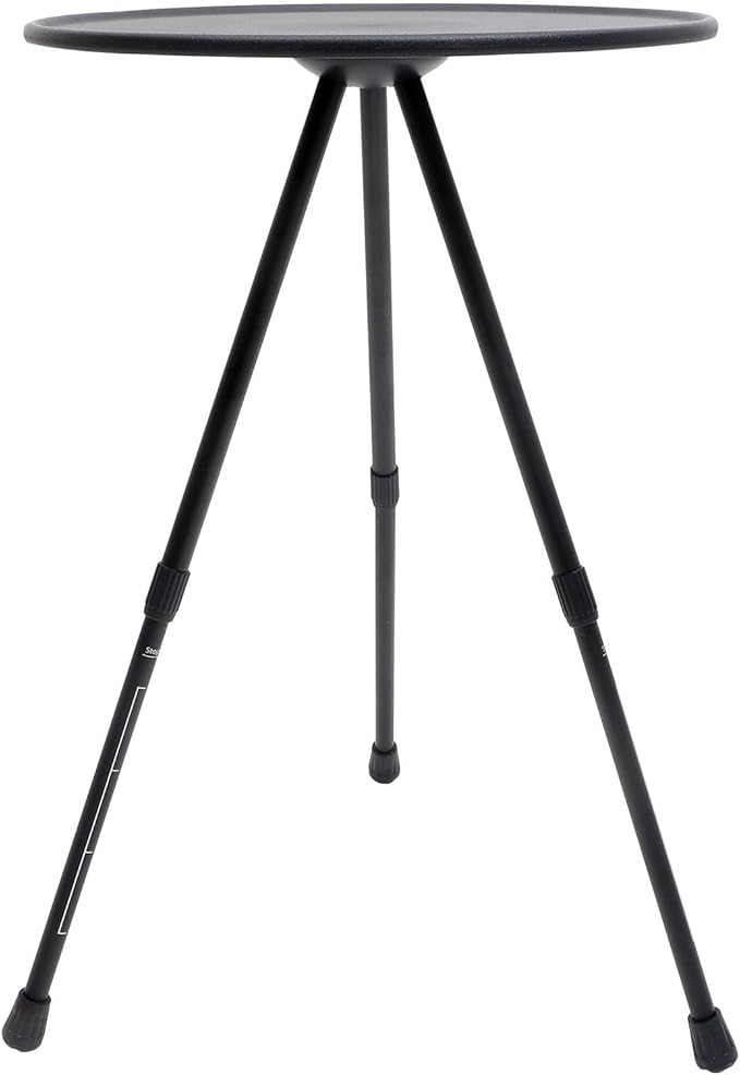 CHILDWEET Portable Folding Camping Table Outdoor Small Adjustable Tripod Foldable Grill Table for Hiking Picnic BBQ Balcony Use with Carry Handle