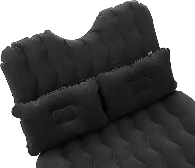 Inflatable Car Mattress Camping Mattress with Automatic Air Pump Portable Inflatable Sleeping Pad Rear Seat Inflatable Bed 72 Hours Leak Test