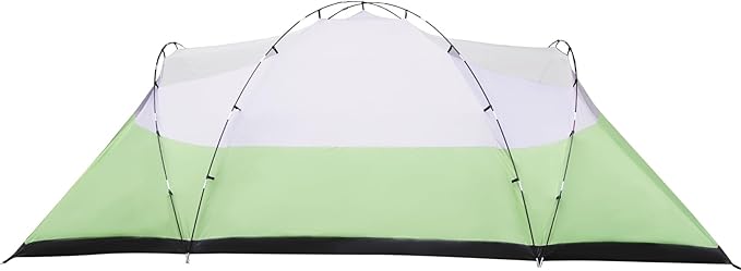 8-10 Person Family Camping Tent with Porch Easy Setup for Outdoor Camping Picnic Backyard