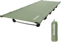 Naturehike GoWild Camping Cot for Adults Portable Sleeping Cot with Carry Bag Lightweight Tent cot Camping Bed for Camp Outdoor/Office Home Nap (Dark Green EU