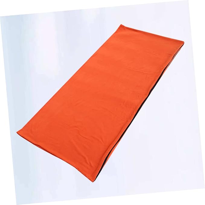 Portable Orange Adult with Adjustable Zipper Breathable Fleece Envelope Design Lightweight and Compact for Camping Hiking Backpacking and Outdoor Activities