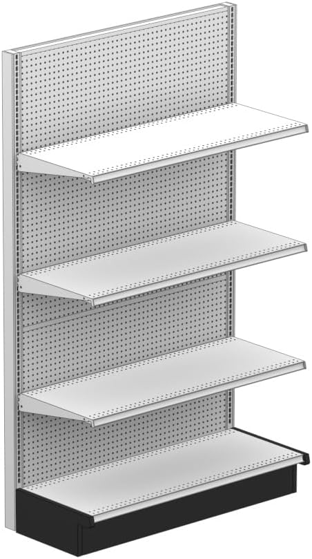 Lozier TL Shelf 3' W x 16 D CHR Charcoal