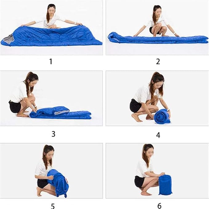 Adult Sleeping Bag Portable Travel Hiking Camping Office Dirt-Proof Outdoor Thickened