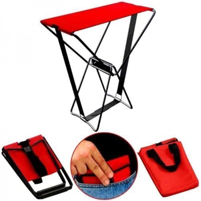 Portable Folding Chair Amazing Pocket Outdoor Fishing Stool with Carry Bag