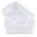 13 L 4 Packs Plastic Bus Tubs Commercial Bus Tote Box Restaurants Dish Pans