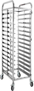 Quick Rack for Baking PansCommercial Bakery Bread Rack with 4 Wheels 15 Layers 178x62x46cm Perfect for Restaurants Food Service and Baking Needs - Heavy-Duty &amp Easy Mobility