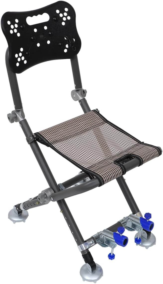 BESPORTBLE Ergonomic Portable Outdoor Chair Aluminum Plastic for Camping Fishing Garden