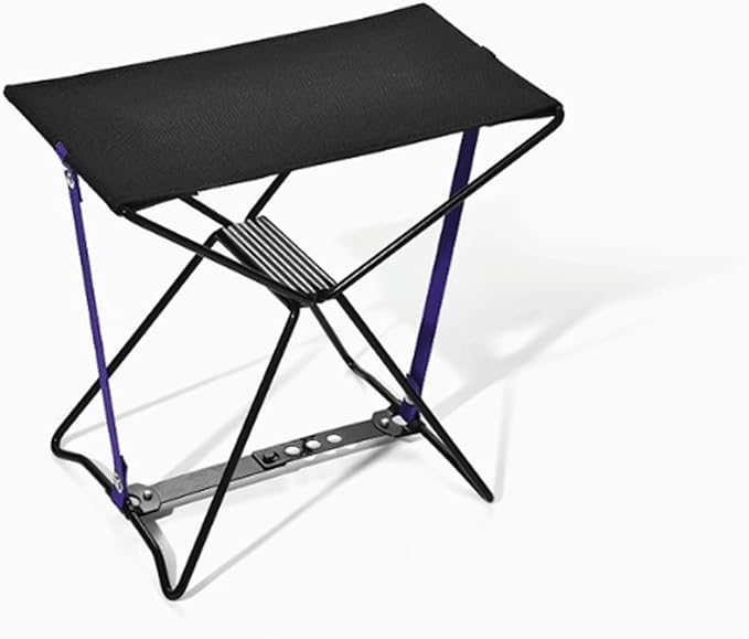 Outdoor Ultralight Chair Portable and Easy to Set Up Camping Chair Fishing Small Bench Suitable for Waiting in Line Walking Backpacking Travel Purple