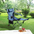 Outdoor Camping Chairs Folding/Portable/Adjustable Reclining Chair(Three-Level Adjustment) Side Pockets &amp Cup HolderCarry Bag