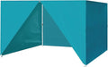 Eurmax USA Full Zippered Walls for 8x8 Easy Pop Up Canopy Tent4 Walls ONLY(Turquoise)