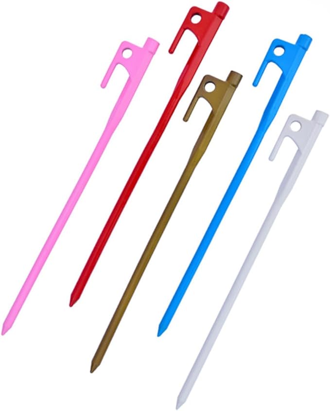 4pcs Tent Ground Pegs for Camping Stakes Heavy Duty Anchors Nails Pins Accessories