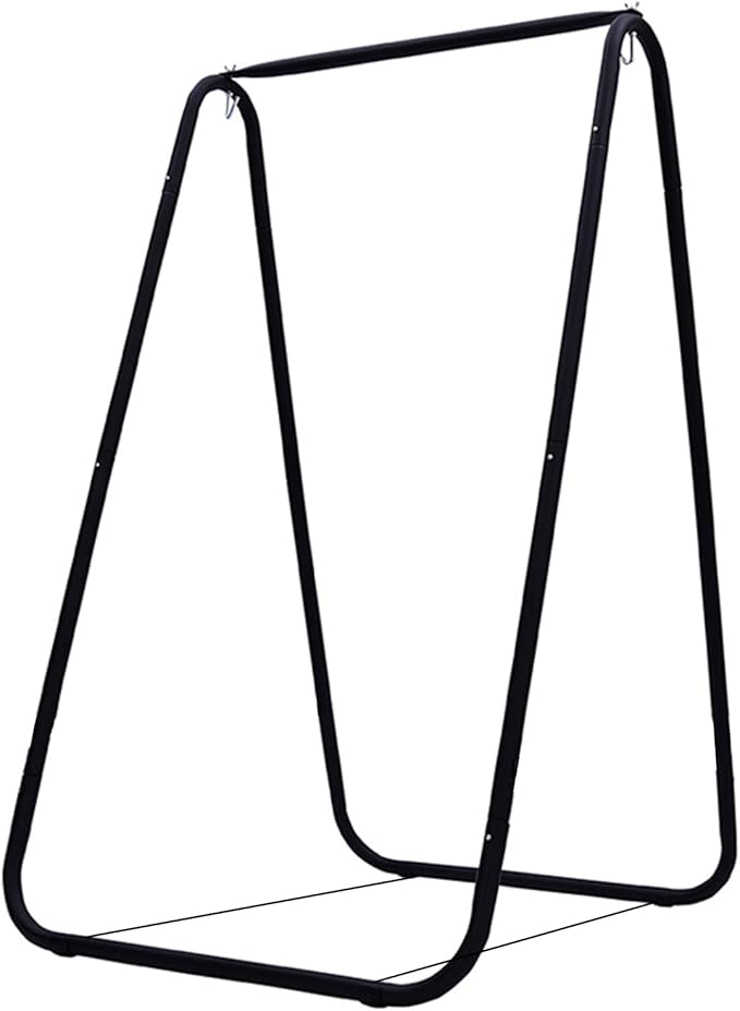 Heavy Duty A-Shaped Hammock Chair StandAdjustable Indoor &amp Outdoor Hanging Stand for Swing StandHanging Stand Only Max Load 220lbs(Without Hammock Chair)