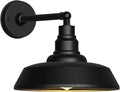 12 Outdoor Gooseneck Barn LightBlack Farmhouse barn Wall Light Waterproof Exterior Light Fixture for Garage Porch Patio or Shed