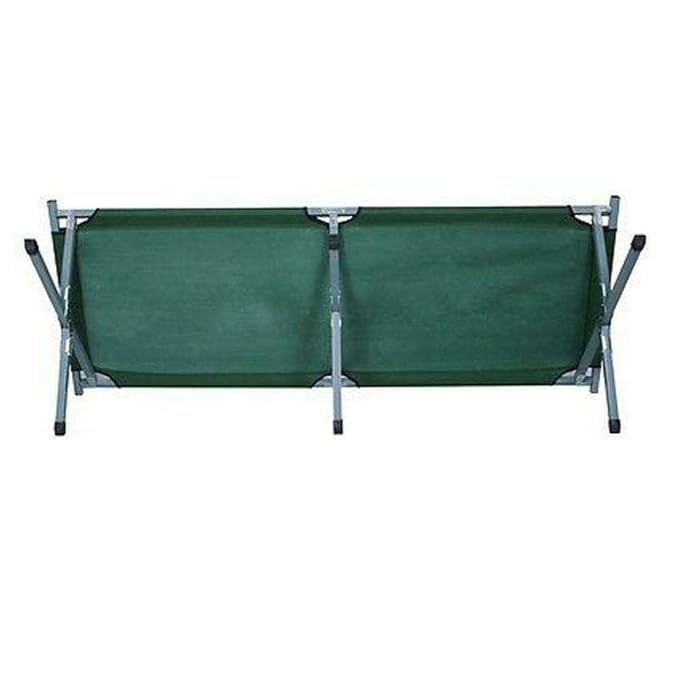 Portable Folding Camping Cot with Carrying Bag Outdoor Military Army Green (74.41*25.20*16.54)inches