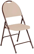 Correll RC350-24 R Series Folding Chairs Mocha Granite (Pack of 4) Heavy Duty Injection Molded PlasticFull Steel Frame Nesting for Storage
