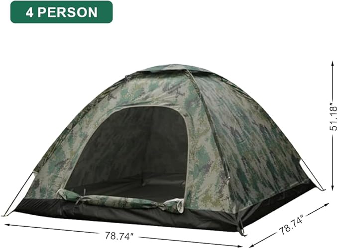 Outdoor Camping Tent Outdoor Tent Waterproof Against Rain Flies Lightweight Backpack Tent for Backpacking and Hiking Camping Outdoor Accessories Fully Covered Ten