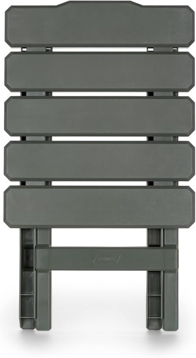 Camco 21042 Quick-Folding Adirondack Table Plastic Sage