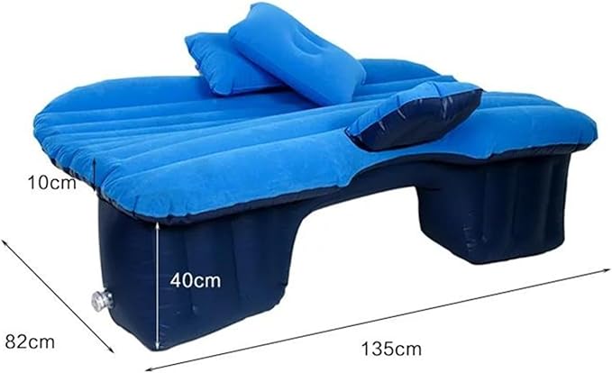 Inflatable Car Mattress SUV Back Seat Inflatable Bed Outdoor Camping Inflatable Mat Thick Flocked PVC Material 72 Hours Leak-Proof Test (Seven)