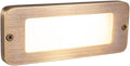 VOLT Cast Brass 12V 3W 2700K Warm White Mini Thin LED Outdoor Step Light (20 Lumens) for Low Voltage Landscape Lighting