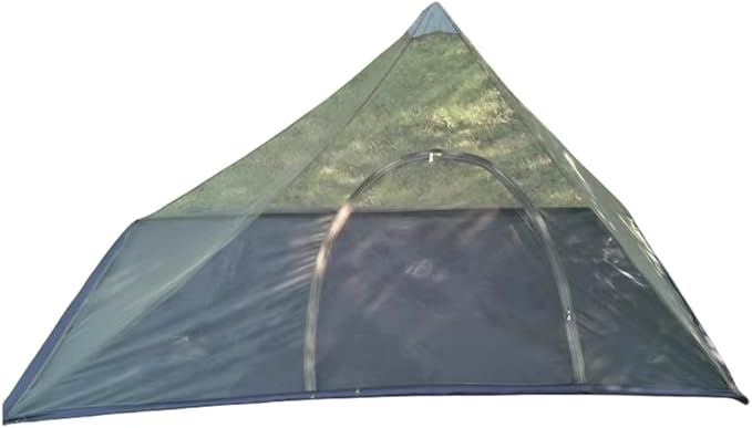 Mesh Tent for Backpacking and Camping Water Resistant Oxford Floor No-Trekker Pole Tent Netting Tent Breeze Mesh Inner Tent Ultralight 1 Person Summer Tent