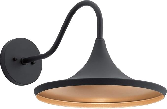 Kichler 59029BKTLED Elias Outdoor Wall Sconce 1-Light 9 Watts Textured Black