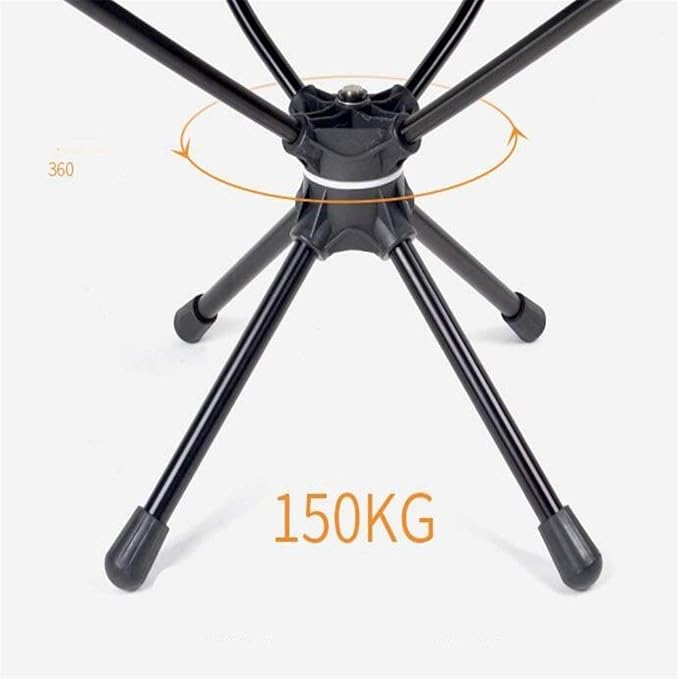 Folding Outdoor 360degree Rotatable Lounge Chair Aluminum Alloy Light Portable Fishing Chair