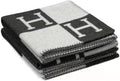 Wool Cashmere Blanket (Black130 * 180 CM)