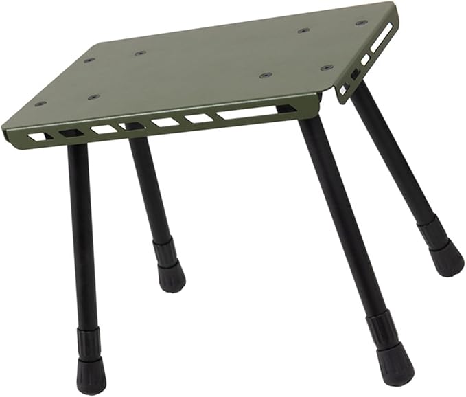 Outdoor Furniture 2 in 1 Folding Table Stool Camping Outdoor Practical Small Table Aluminum Alloys Folding Small Chair for Camping Picnics