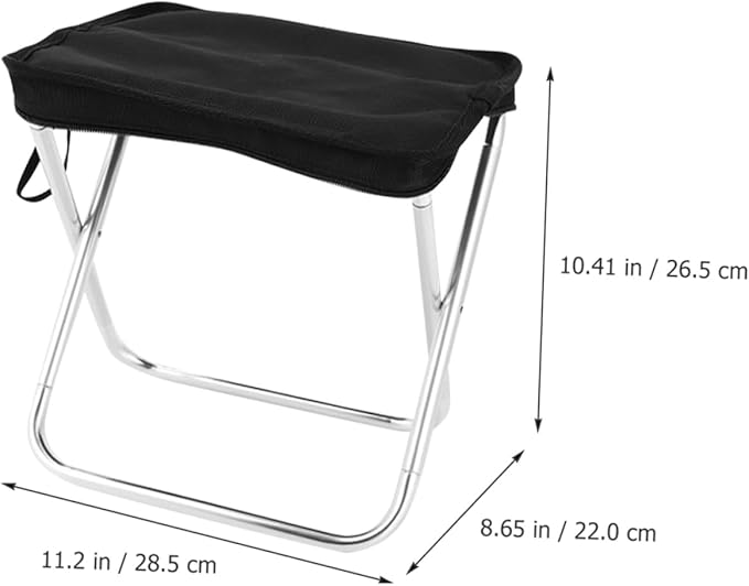 Folding Camping Chair Portable Stool Lightweight Comfortable Bench for Adults Multi-Purpose
