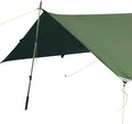 LiteOutdoors Silnylon Tarp - 11.6 Oz. - Ultralight Backpacking Tarp or Hammock Shelter (Green 8' x 10')