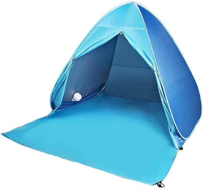 UPF 50+ Pop Up Beach Tent Sun Shelter Portable Anti UV Sun Shade Shelter for 1~3 Person Outdoor Activities Camping Fishing Hiking Picnic Touring