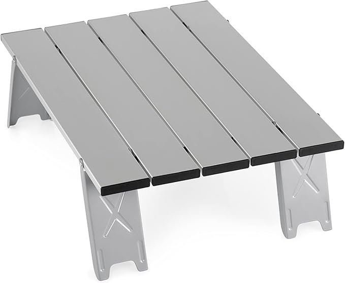 GSI Outdoors Micro Table + I Collapsible Multipurpose Camping Table for Backpacking Car Camping &amp Base Camp