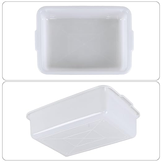 13 L 4 Packs Plastic Bus Tubs Commercial Bus Tote Box Restaurants Dish Pans