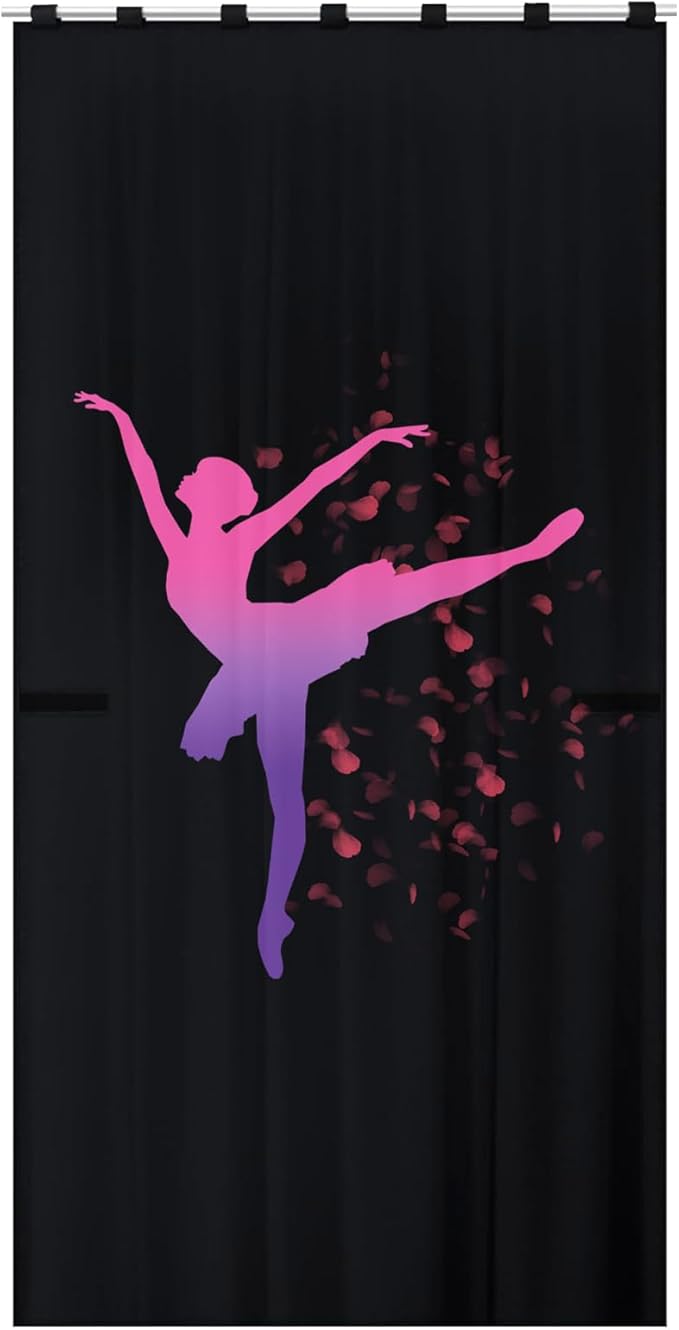 Privacy Curtain for Dance Bag 59x31.5 Inch Privacy Screen Portable Dance Changing Room Curtains for Garment Bag Dancer Accessories (Without Rack and Bag)