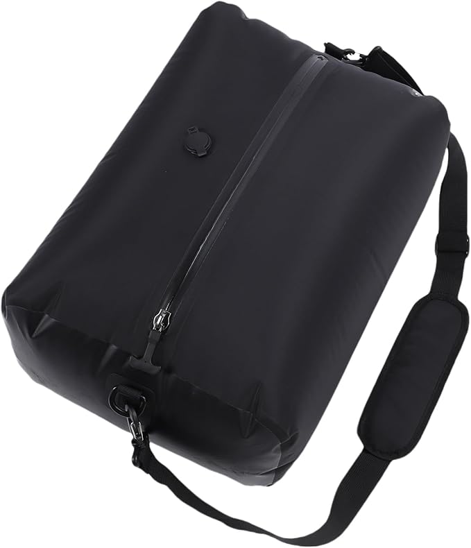 Focket Vacuum Bag 70D Nylon TPU Rainproof Vacuum Compression Bag with Adjustable Shoulder Strap for Luggage Travel